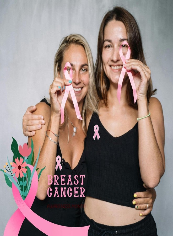 DISCAO 25/50/100/200 pieces Breast Cancer Awareness Lapel Pins Pink Hope Ribbon Brooch for Doctors nurses Backpack hat and clothes Women Girls Charity Public Social Event Fundraising activity bulk (25) - Image 4